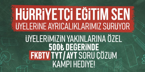 Üye Yakınlarına Özel FKBTV TYT/AYT Soru Çözüm Kampı Hediye
