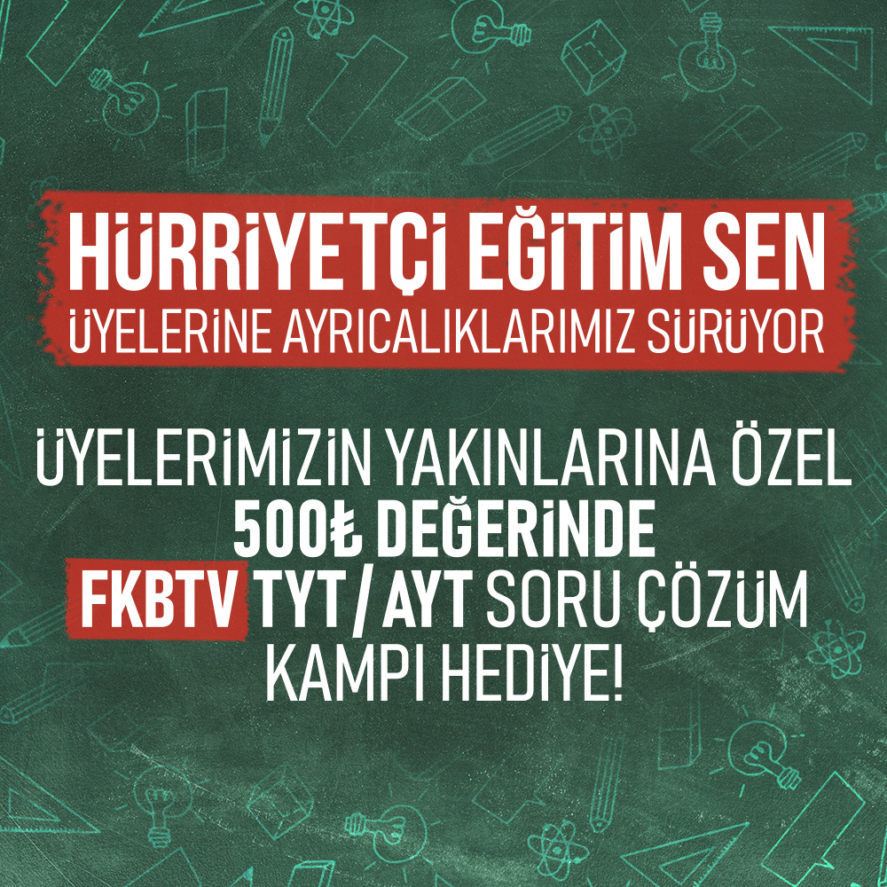 Üye Yakınlarına Özel FKBTV TYT/AYT Soru Çözüm Kampı Hediye